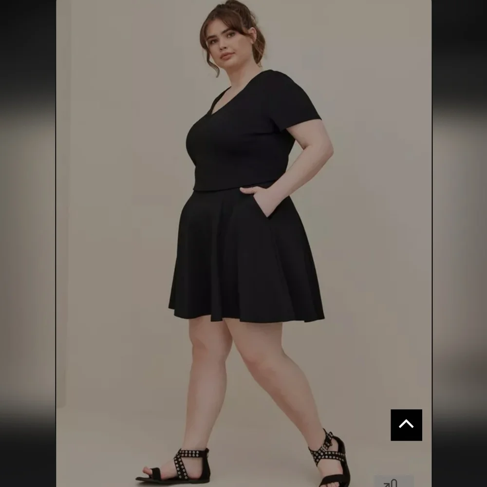Torrid Mini Textured Knit Skater Set